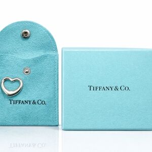 Tiffany & Co. Elsa Peretti Open Heart Charm Sterling Silver